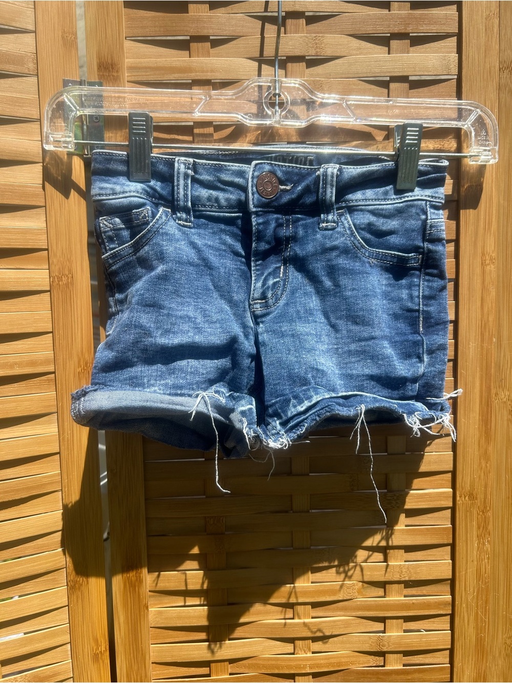 👻5/$13- Justice Blue Distressed Denim Shorts